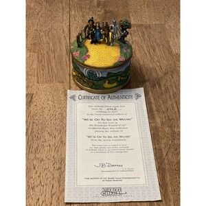 Ardleight-Elliott Wizard of Oz Music Box "We're Off To See The Wizard"